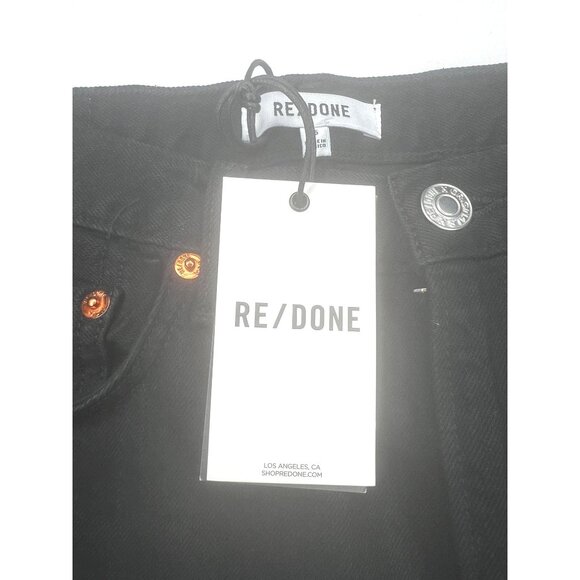 Re/Done Womens Black Flow Low Rider Loose Jeans Size 25 - Picture 10 of 16